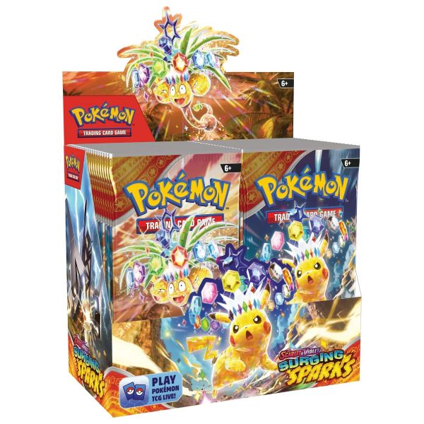 Pokémon Scarlet & Violet 8: Surging Sparks Booster Box/Display-Hobbykort