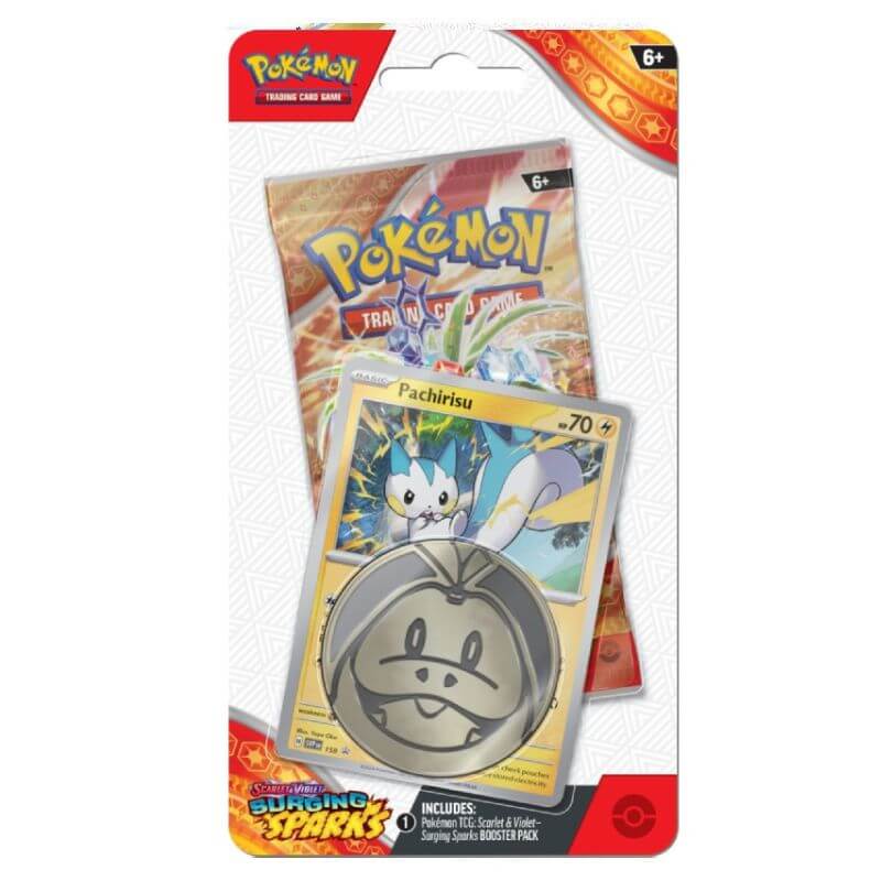 Pokémon Scarlet & Violet 8: Surging Sparks Checklane Blister Pack-Hobbykort