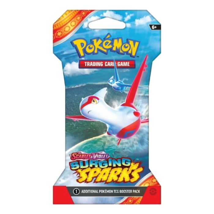 Pokémon Scarlet & Violet 8: Surging Sparks Sleeved Booster-Hobbykort