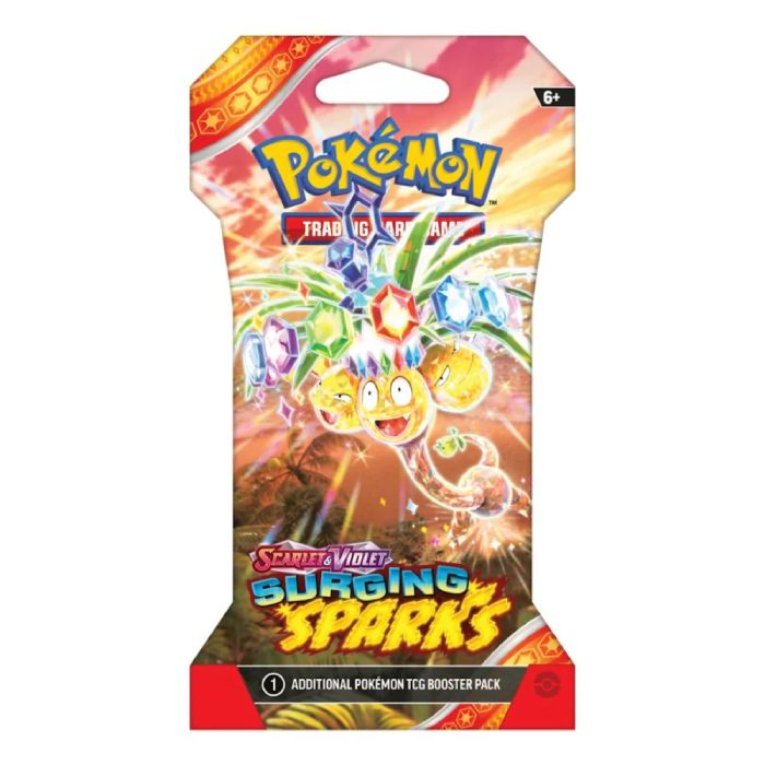 Pokémon Scarlet & Violet 8: Surging Sparks Sleeved Booster-Hobbykort