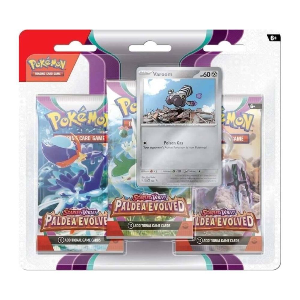 Pokémon Scarlet and Violet 2: Paldea Evolved 3 Pack Blister-Hobbykort