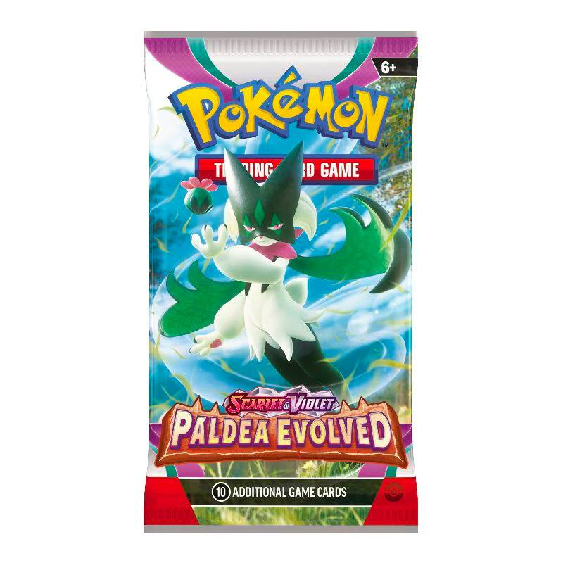 Pokémon Scarlet and Violet 2: Paldea Evolved Booster Pack - Hobbykort