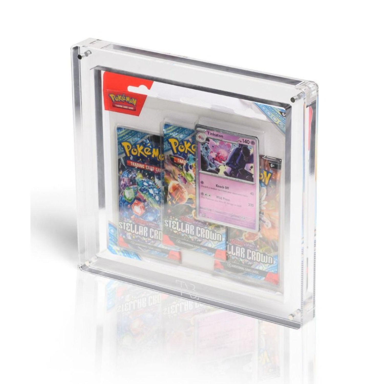 Pokémon Acrylic Case- 3-pack Blister-Hobbykort