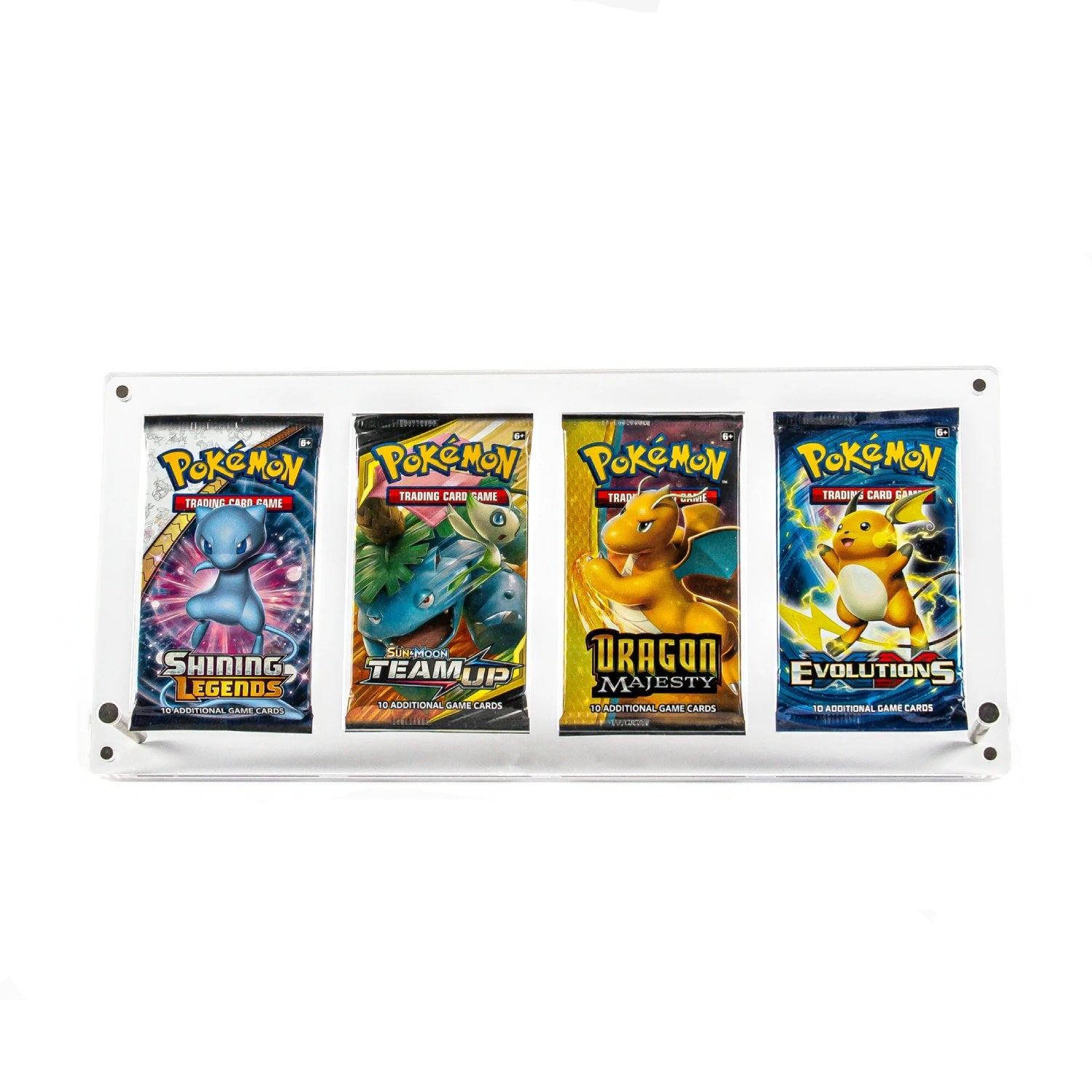 Pokémon Acrylic Case- Booster Pack 4 slot-Hobbykort