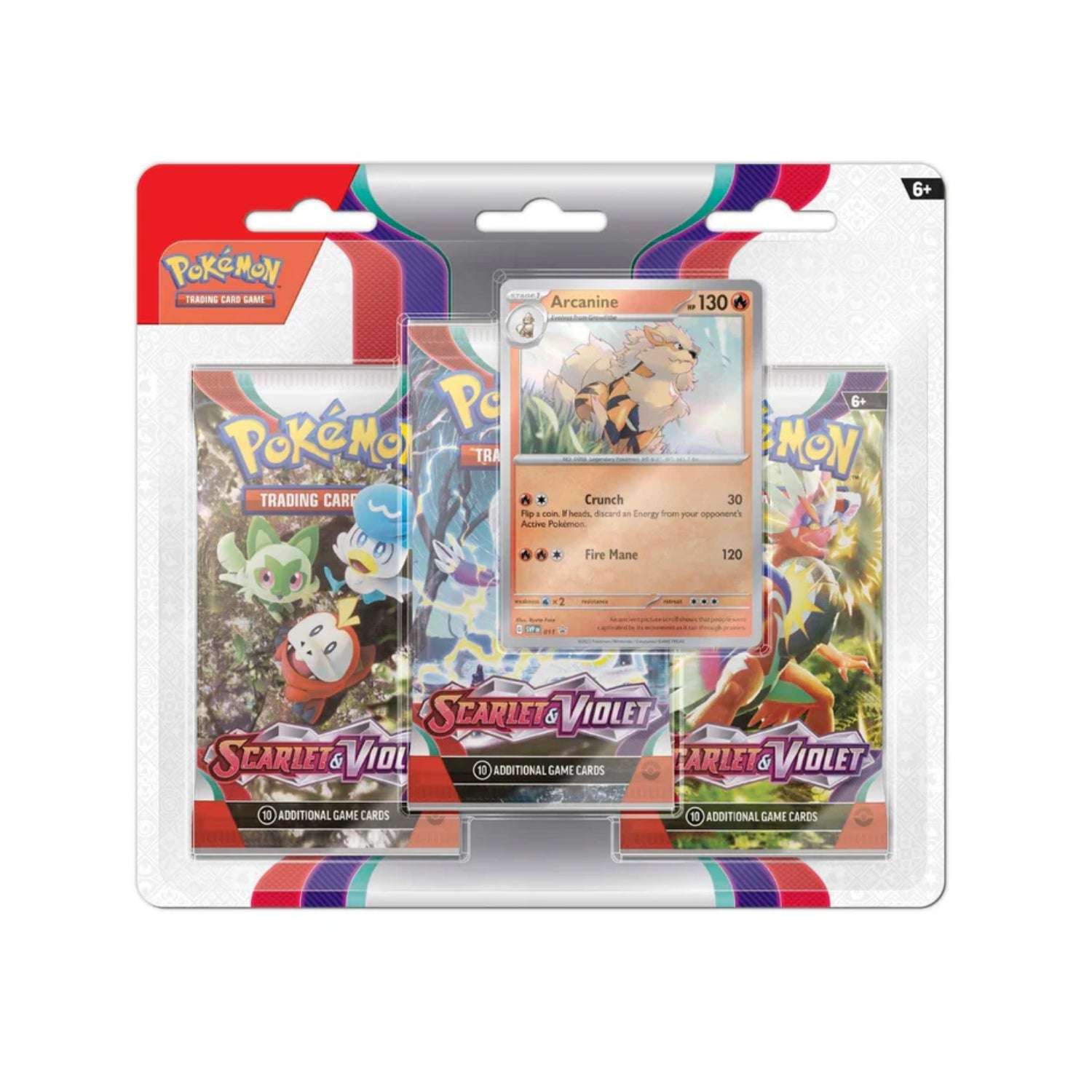 Pokémon SV3: 3-Pack Booster Pack Blister-Hobbykort