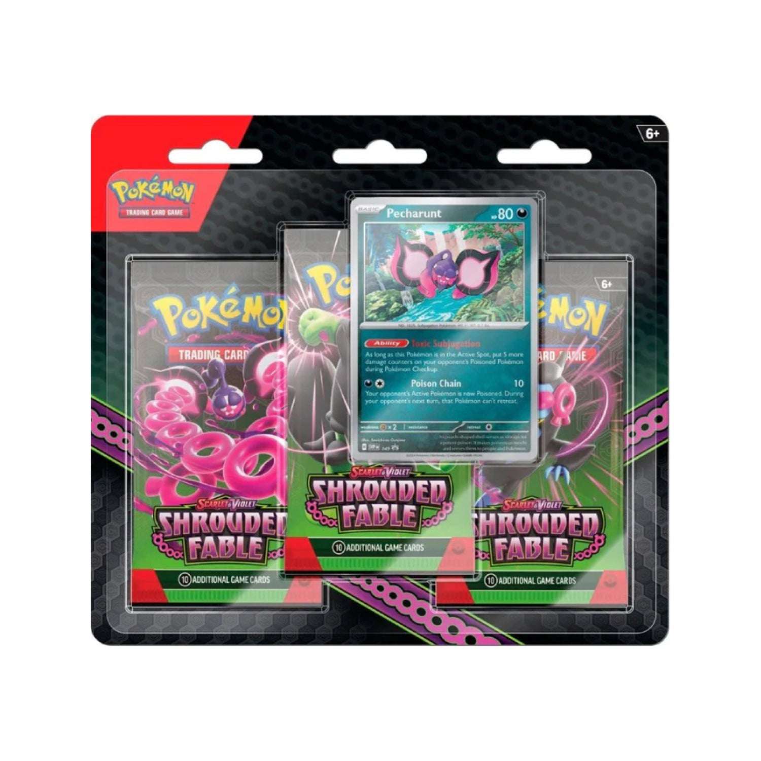 Pokémon SV6.5: Shrouded Fable 3 Pack Booster Pack Blister-Hobbykort
