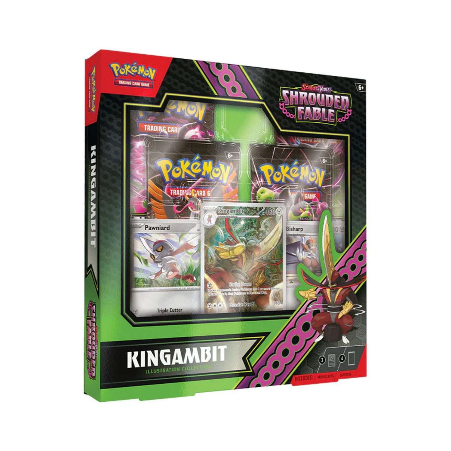 Pokémon SV6.5 Shrouded Fable Illustration Rare Collection Box - Kingambit-Hobbykort