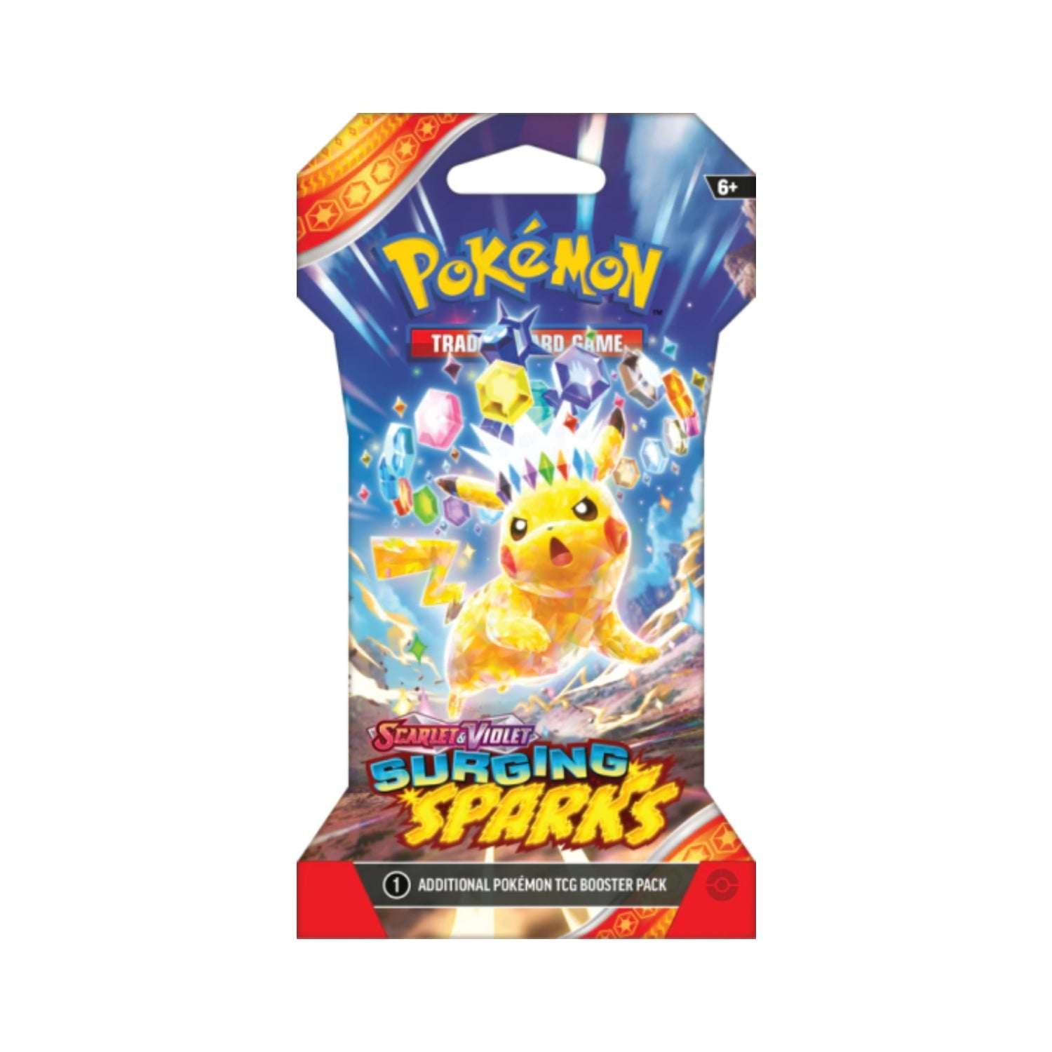 Pokémon SV8: Surging Sparks Sleeved Booster Pack-Hobbykort