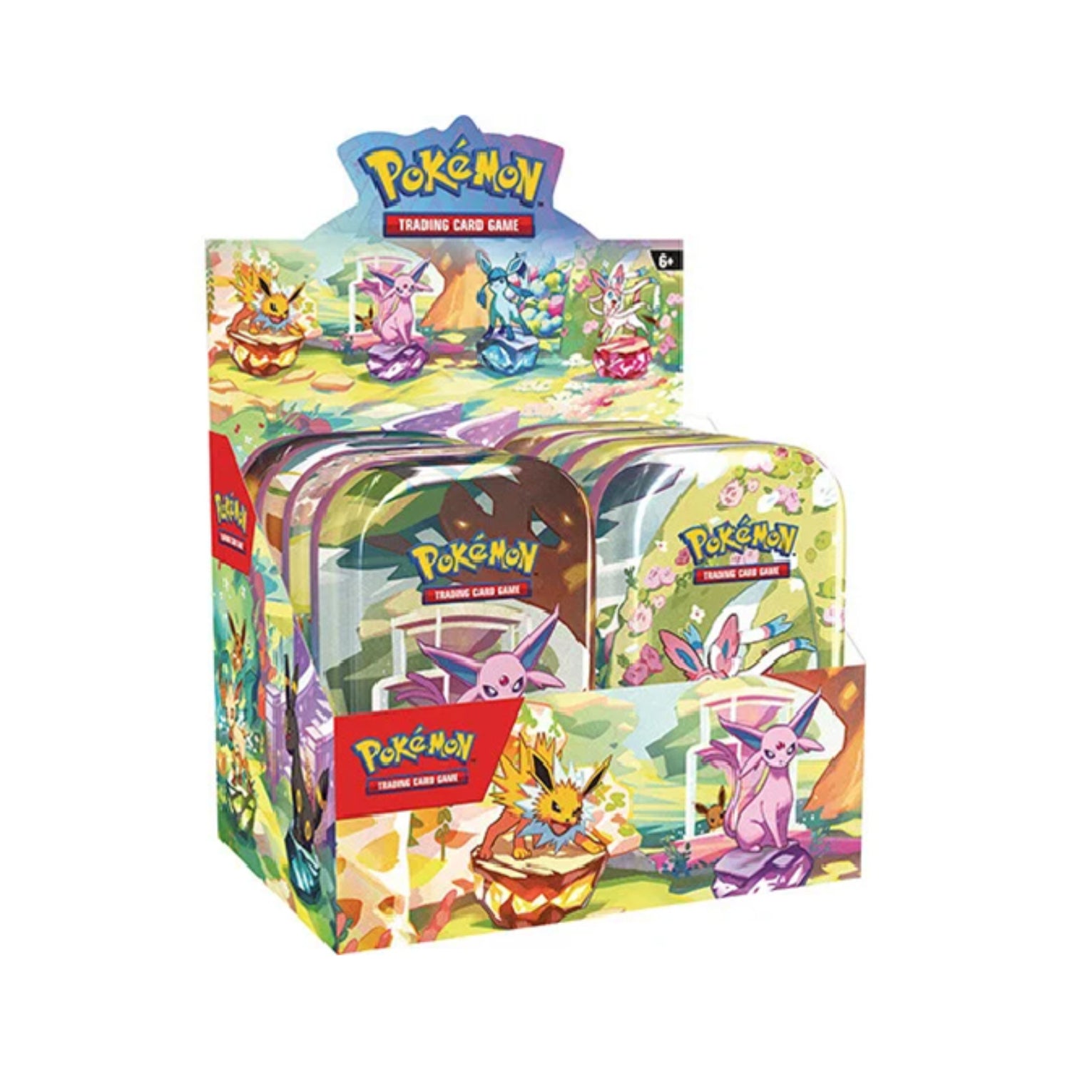 Pokémon SV8.5: Prismatic Evolutions - Mini Tin Display (8 tins)-Hobbykort