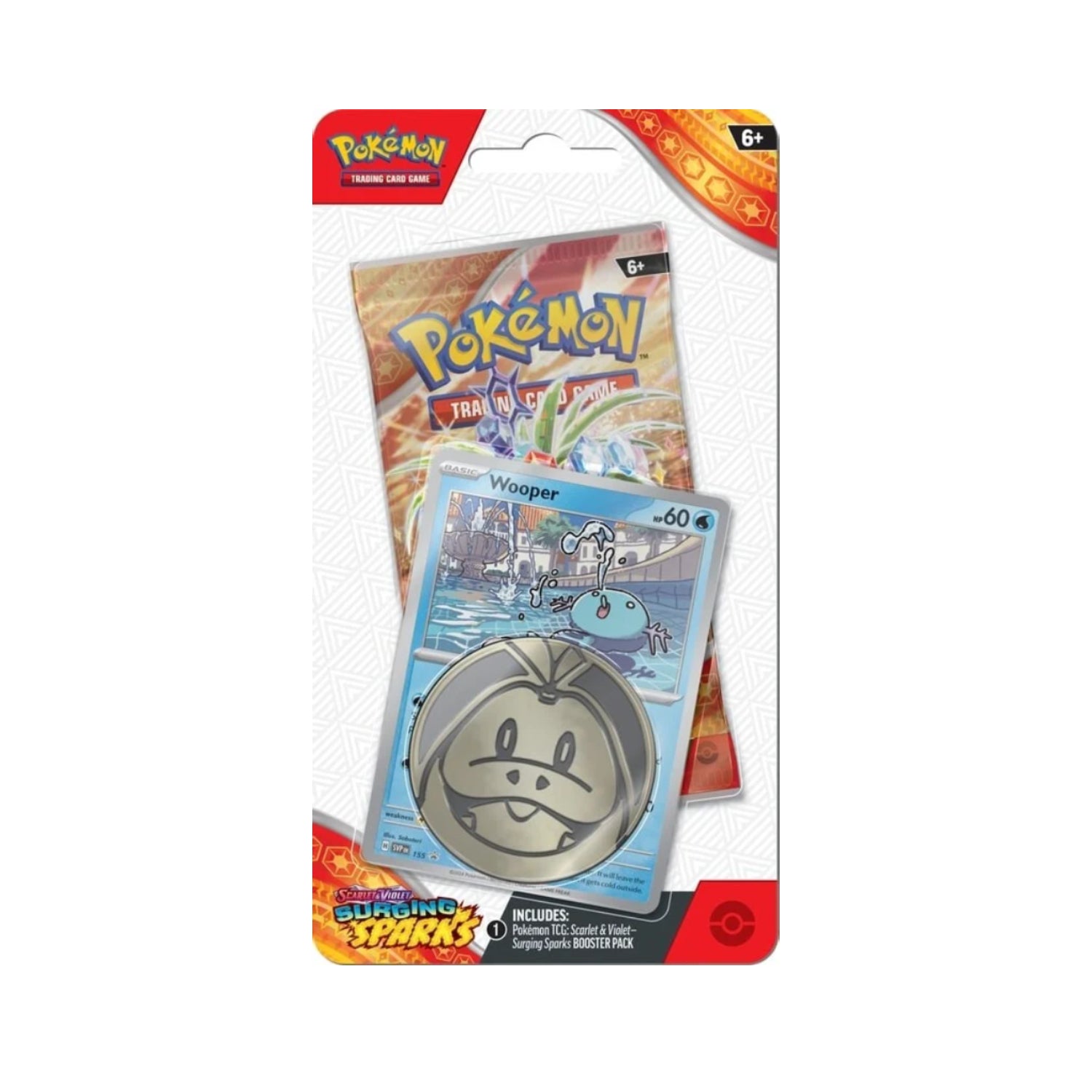 Pokémon SV8: Surging Sparks Checklane Blister Pack-Hobbykort