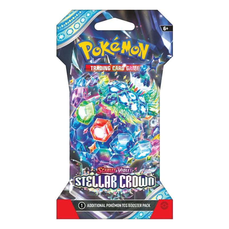 Pokémon Scarlet & Violet 7: Stellar Crown Sleeved Booster Pack-Hobbykort
