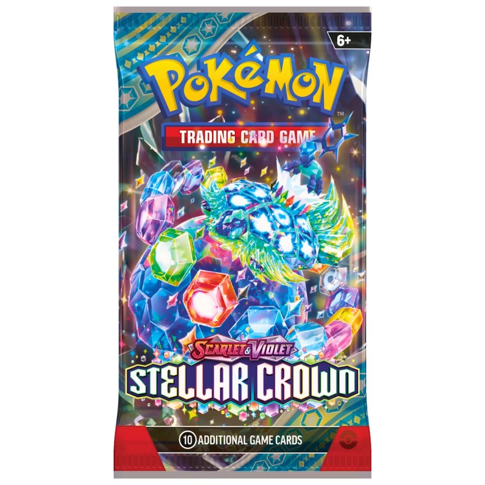 Pokémon Scarlet & Violet 7: Stellar Crown Booster Pack-Hobbykort