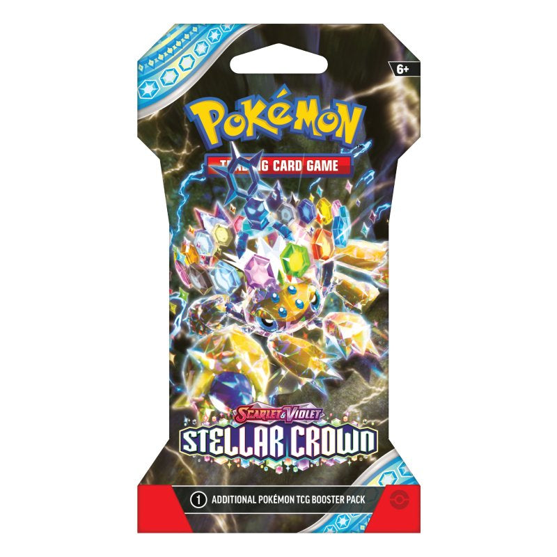 Pokémon Scarlet & Violet 7: Stellar Crown Sleeved Booster Pack-Hobbykort