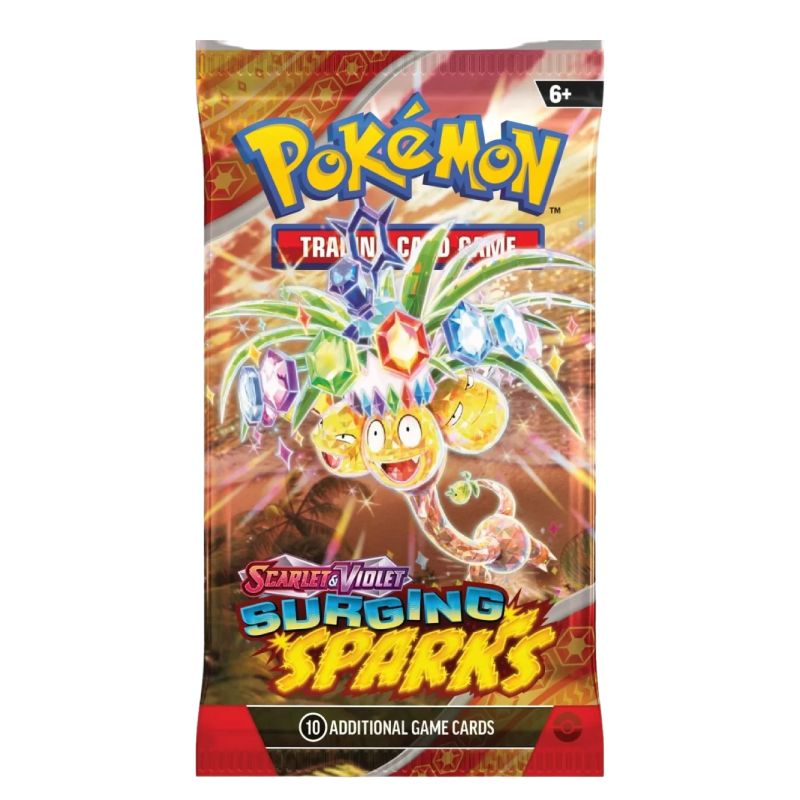 Pokémon Scarlet & Violet 8: Surging Sparks Flames Booster Pack-Hobbykort