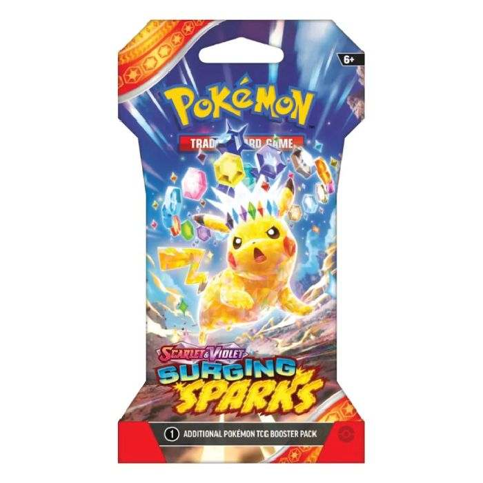 Pokémon Scarlet & Violet 8: Surging Sparks Sleeved Booster-Hobbykort