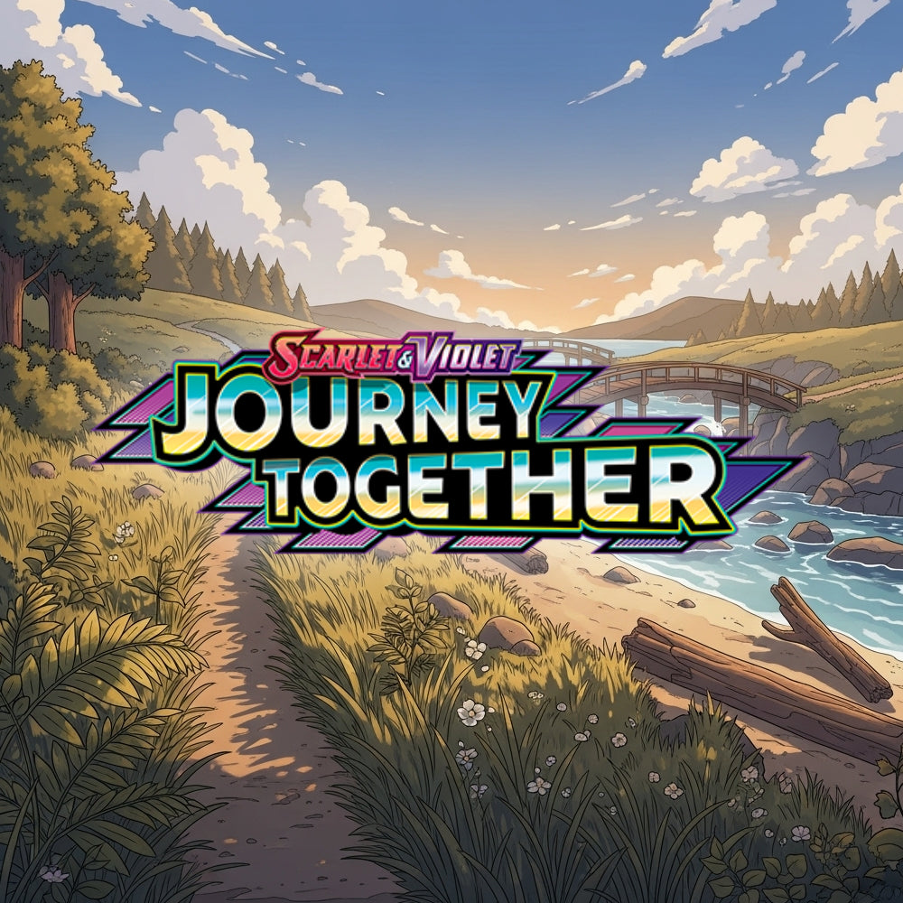 Pokemon scarlet & Violet journey together banner