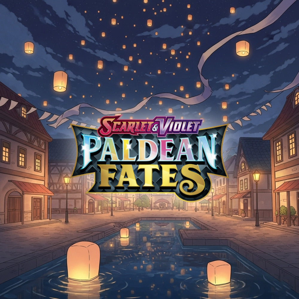 pokemon scarlet and violet paldean fates banner
