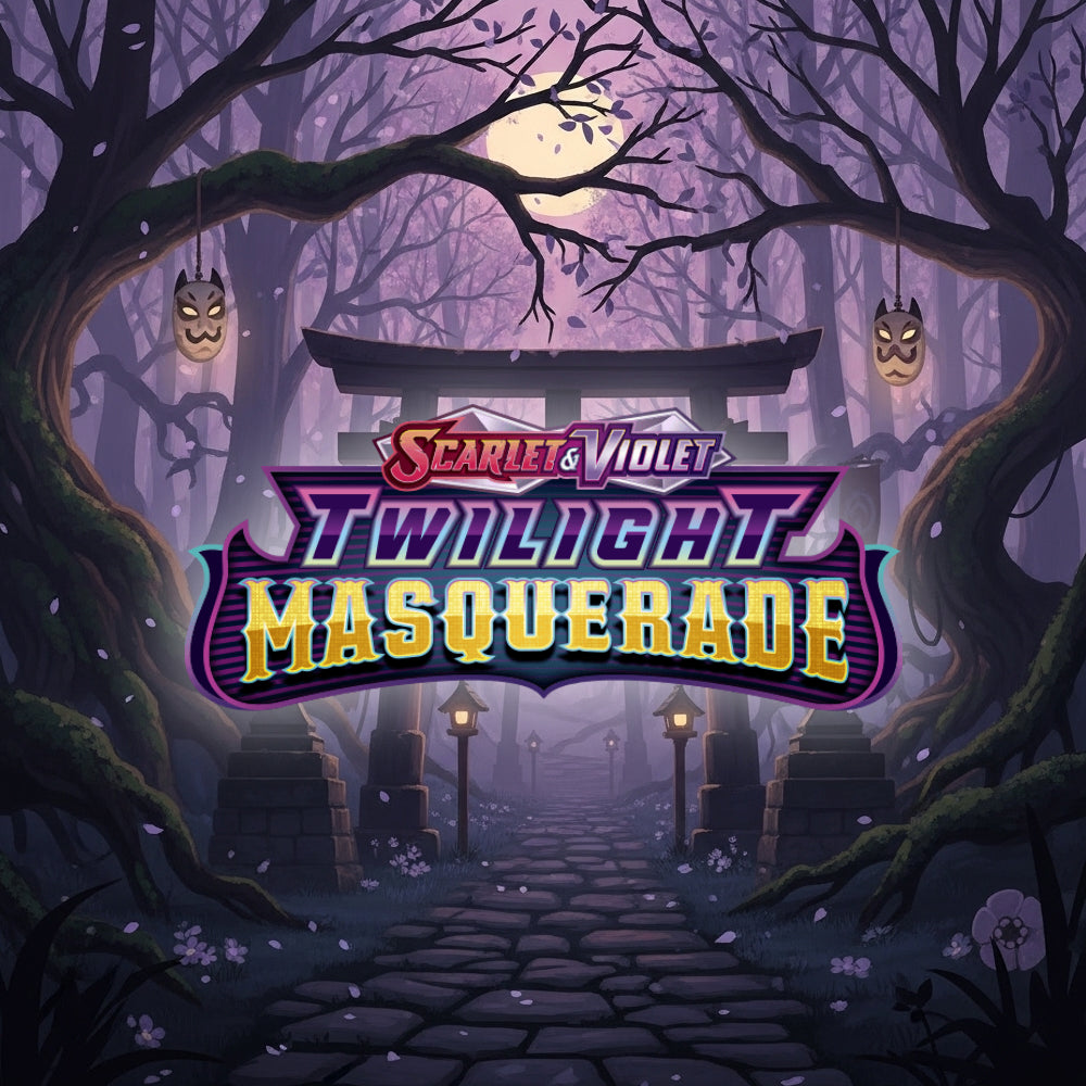 Pokemon scarlet & Violet twilight masquerade banner