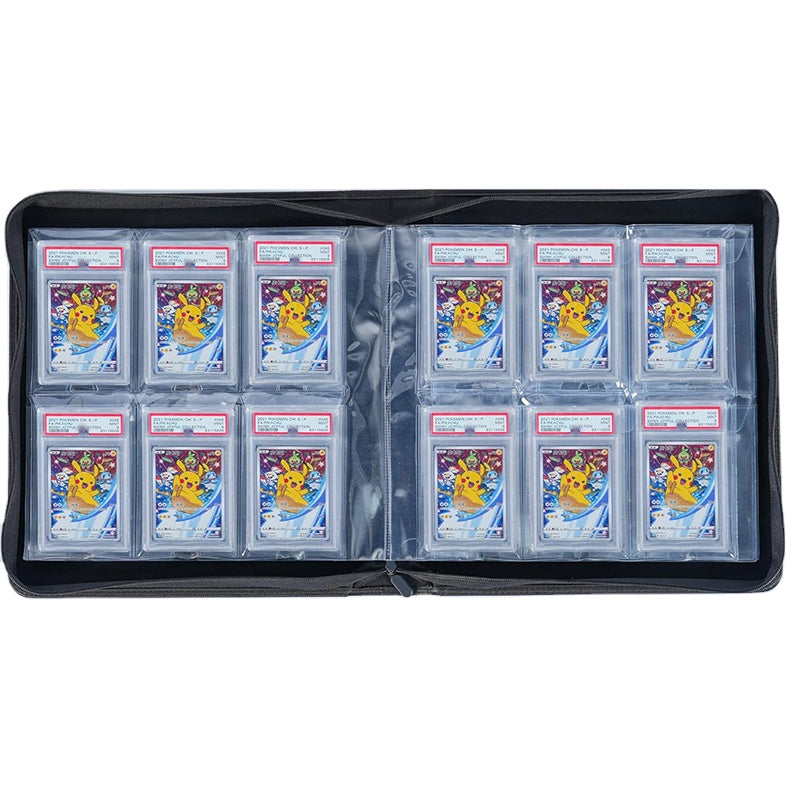 Premium Graded Card Binder 6-Pocket (PSA/BGS/CGC)-Hobbykort