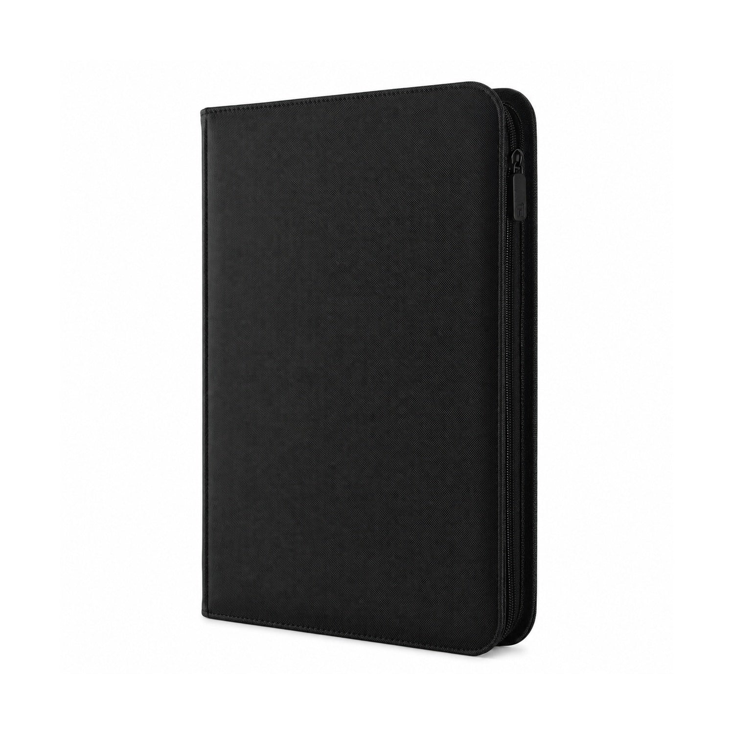Premium Zipped 9-Pocket Binder - Svart-Hobbykort