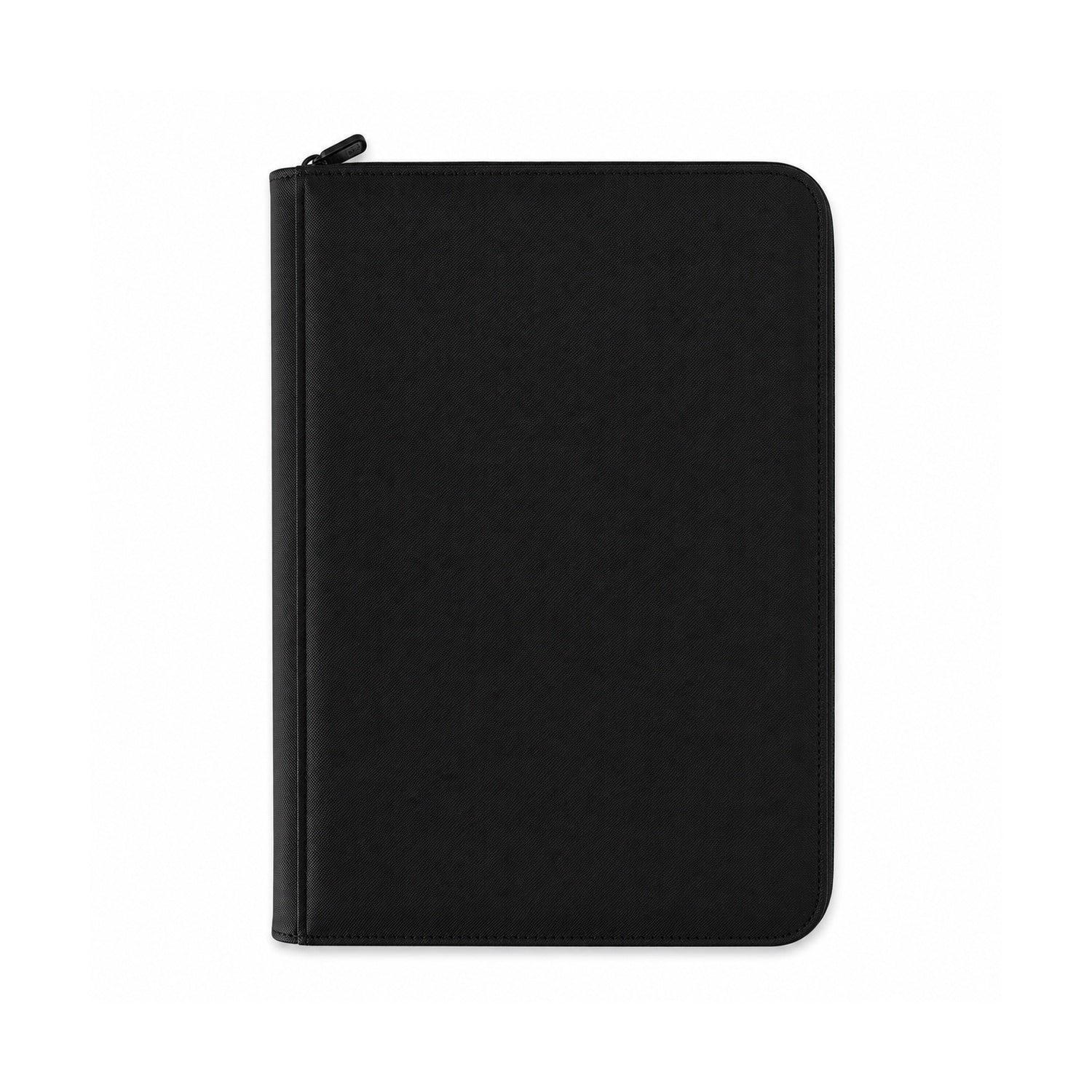 Premium Zipped 9-Pocket Binder - Svart-Hobbykort