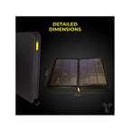 Premium Zipped 9-Pocket Binder - Svart (GoatWard)