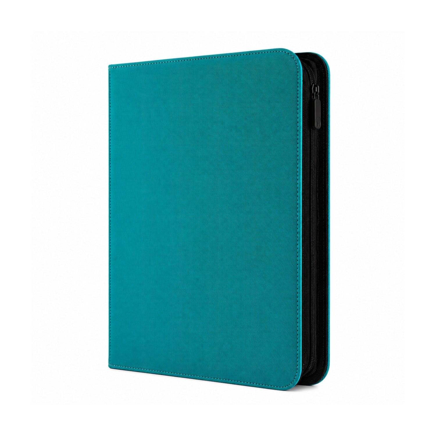 Premium Zipped 9-Pocket Binder - Turkos-Hobbykort