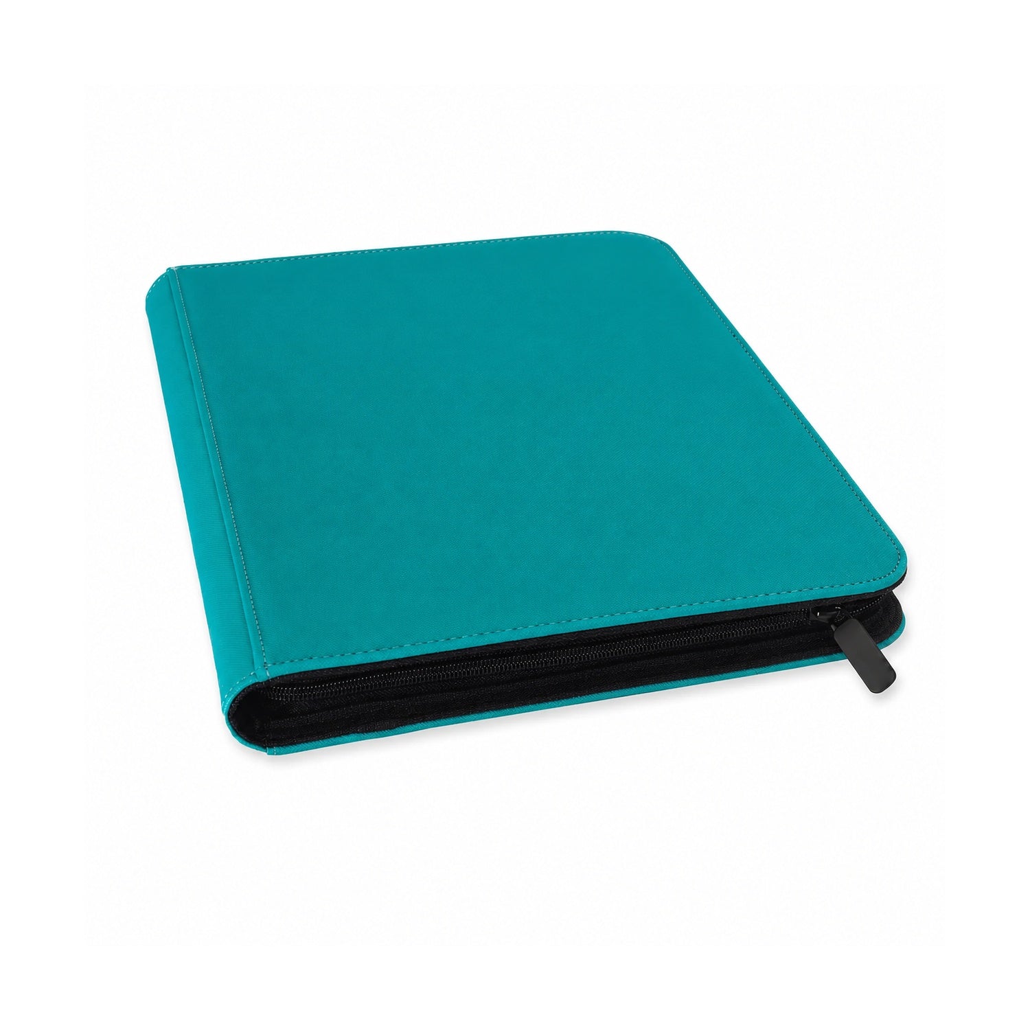 Premium Zipped 9-Pocket Binder - Turkos-Hobbykort