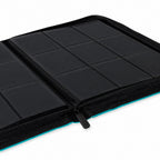 Premium Zipped 9-Pocket Binder - Turkos-Hobbykort