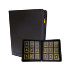 Premium Zipped 9-Pocket Toploader Binder - Svart (Goatward)