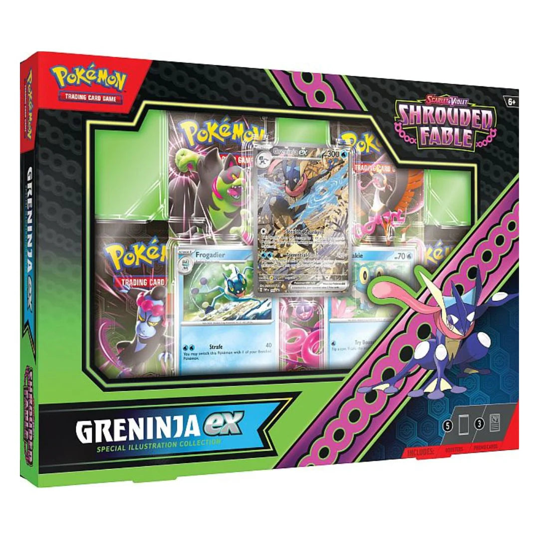 Pokemon SV6.5: Shrouded Fable Greninja ex Special Illustration Collection Box-Hobbykort