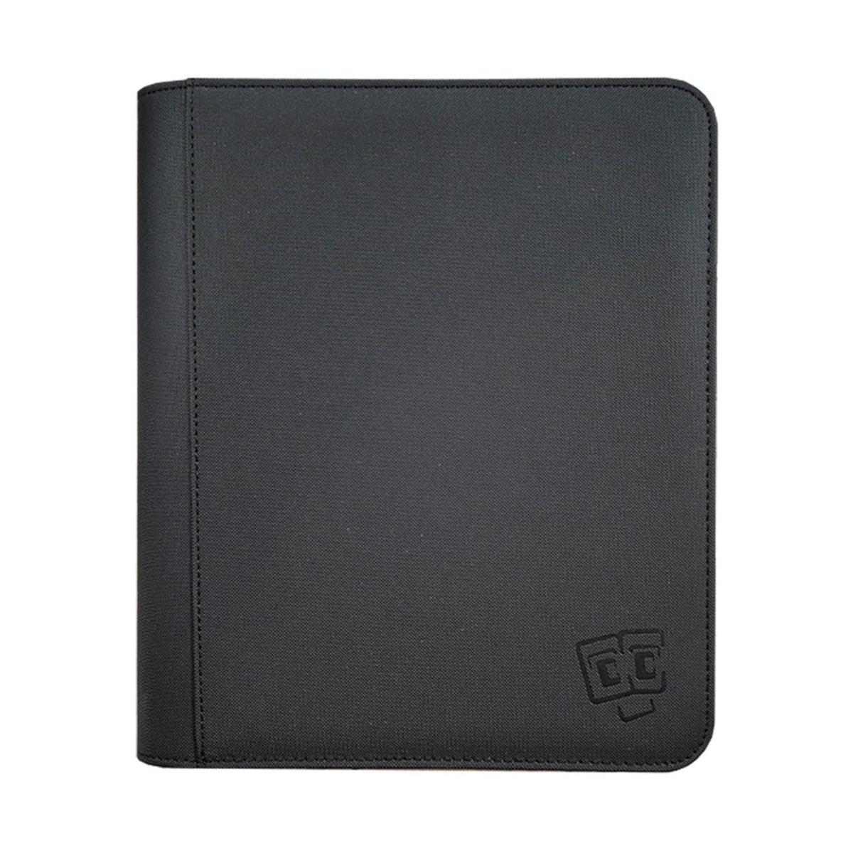 TCG Guru® Zipped 9-Pocket Toploader Binder (Svart)-Hobbykort