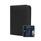 Zipped 9-Pocket Toploader Binder - Svart-Hobbykort