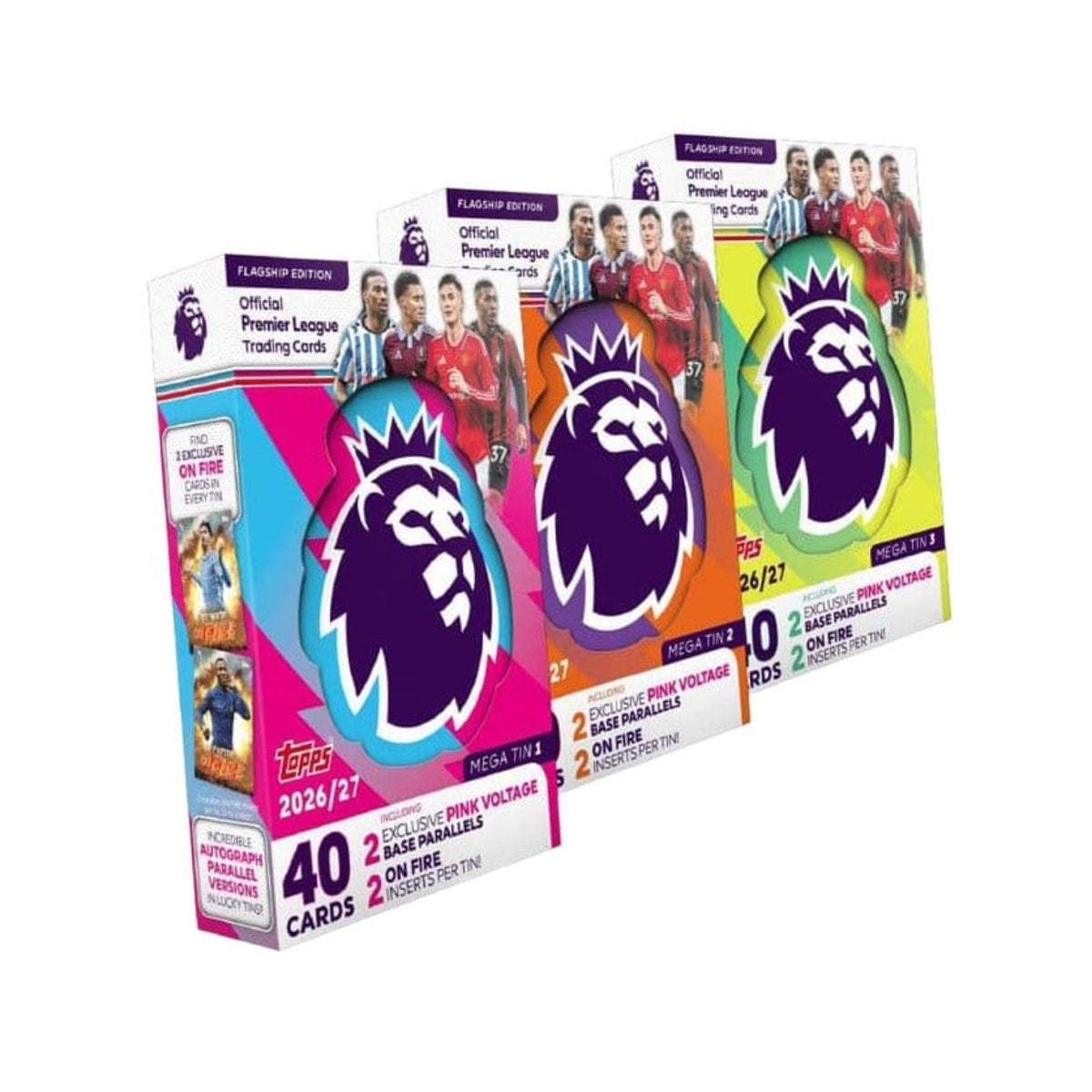 Topps: Premier League 2026/2027 Trading Cards Mega Tin-Hobbykort