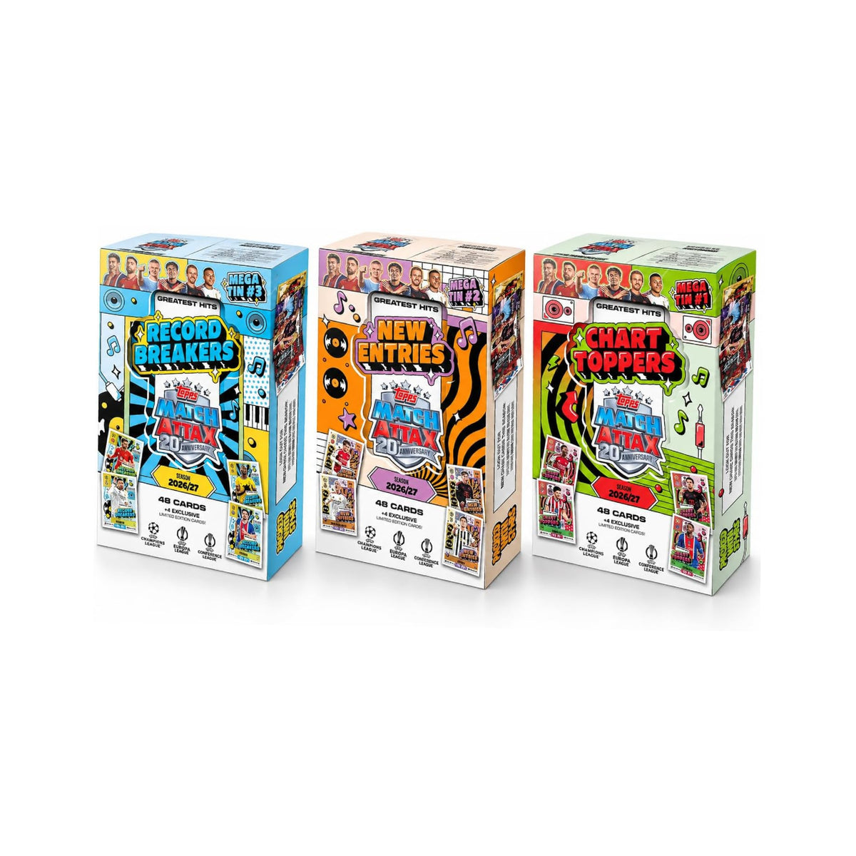 Topps: UEFA Club Competition Match Attax 2026/27 Trading Cards Greatest Hits Mega Tin
