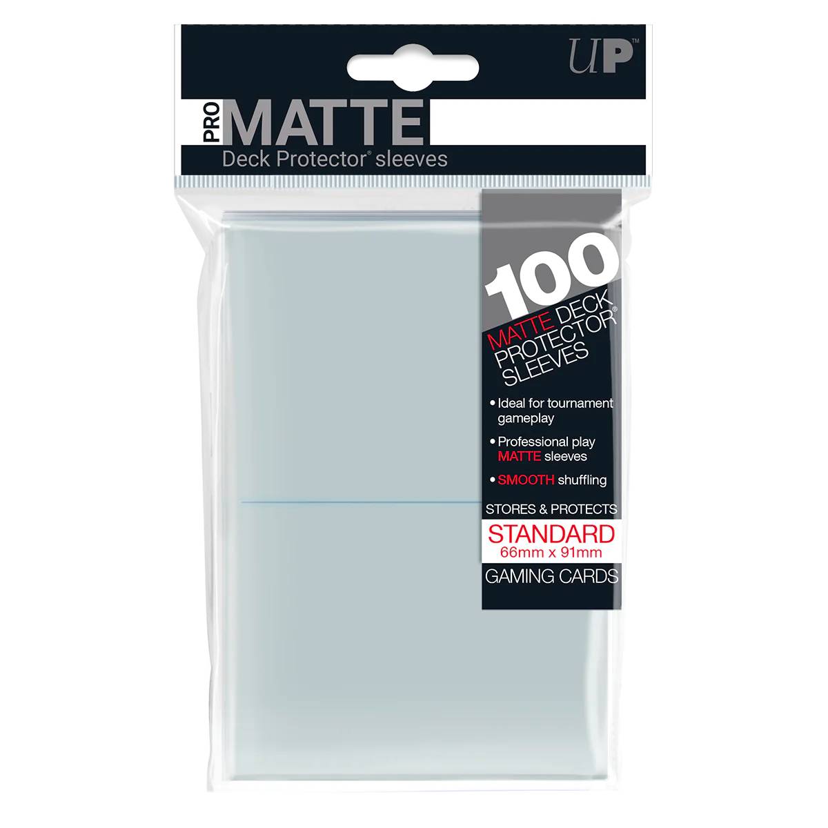 Ultra Pro Matte Sleeves Clear 100st (Standard) - Hobbykort