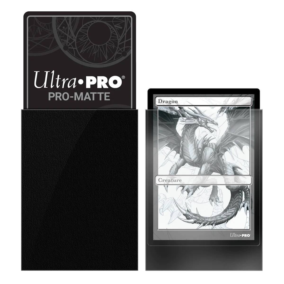 Ultra Pro Matte Sleeves Svart 100st (Standard) - Hobbykort