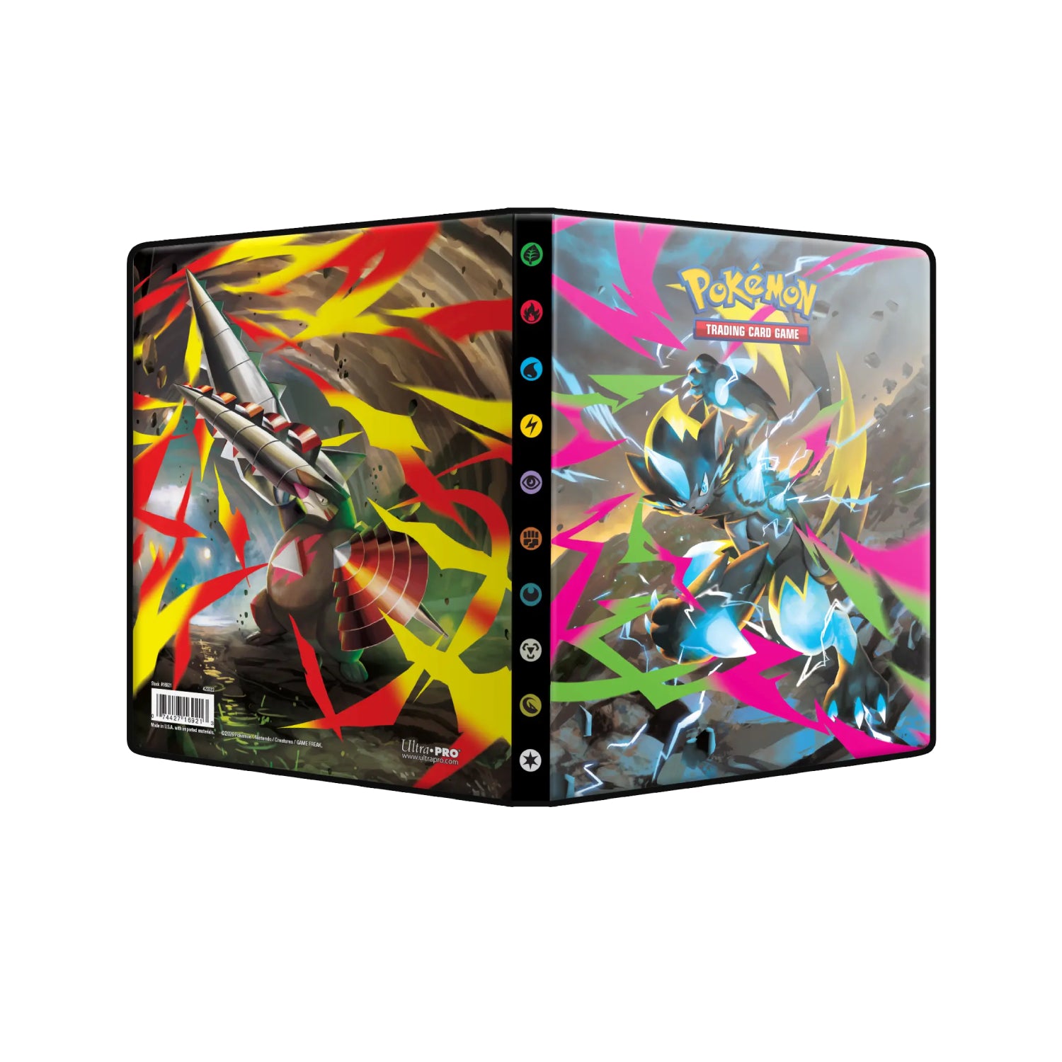 Ultra PRO: Pokémon Mega Evolution Pitch Black 4-Pocket Portfolio-Hobbykort