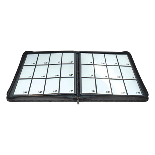 Ultra PRO: Vivid 12-Pocket Zippered PRO Binder - Black