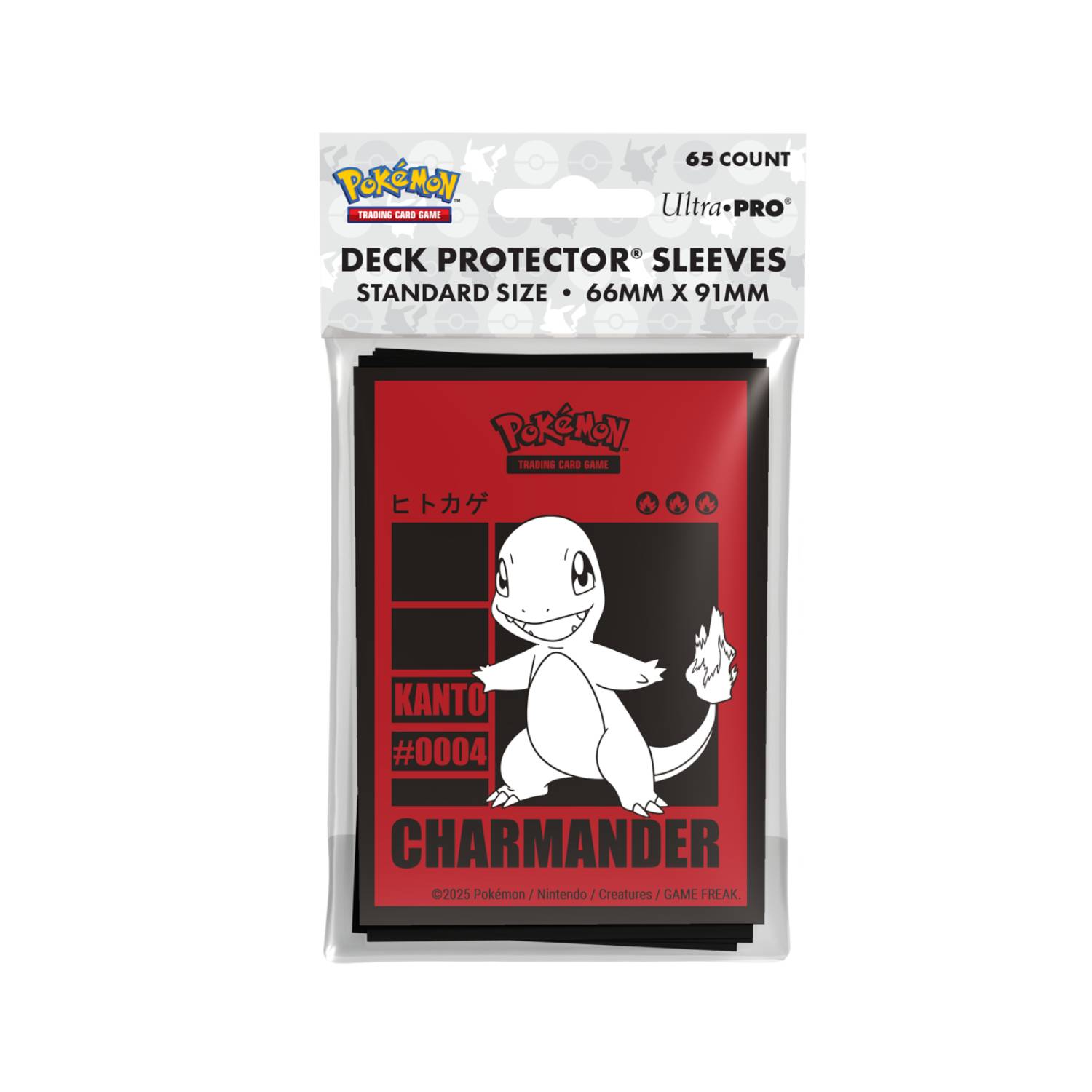 Ultra Pro Deck Protector Charmander 65st (Standard)-Hobbykort