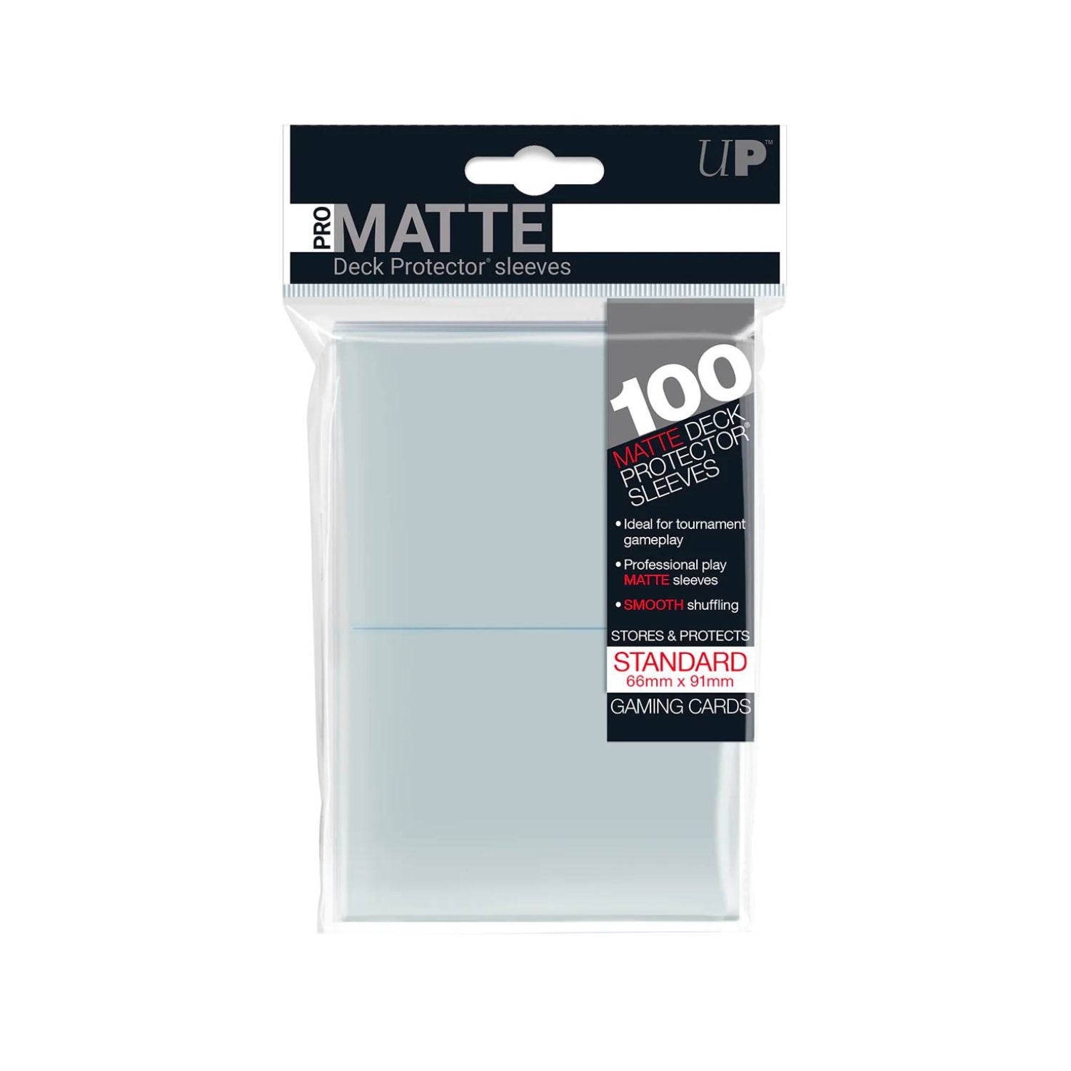 Ultra Pro Matte Card Sleeves Clear 100st (Standard)-Hobbykort