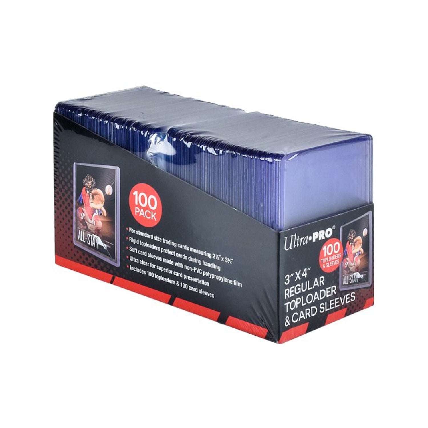 Ultra Pro Toploader & Card Sleeves (100-pack)-Hobbykort
