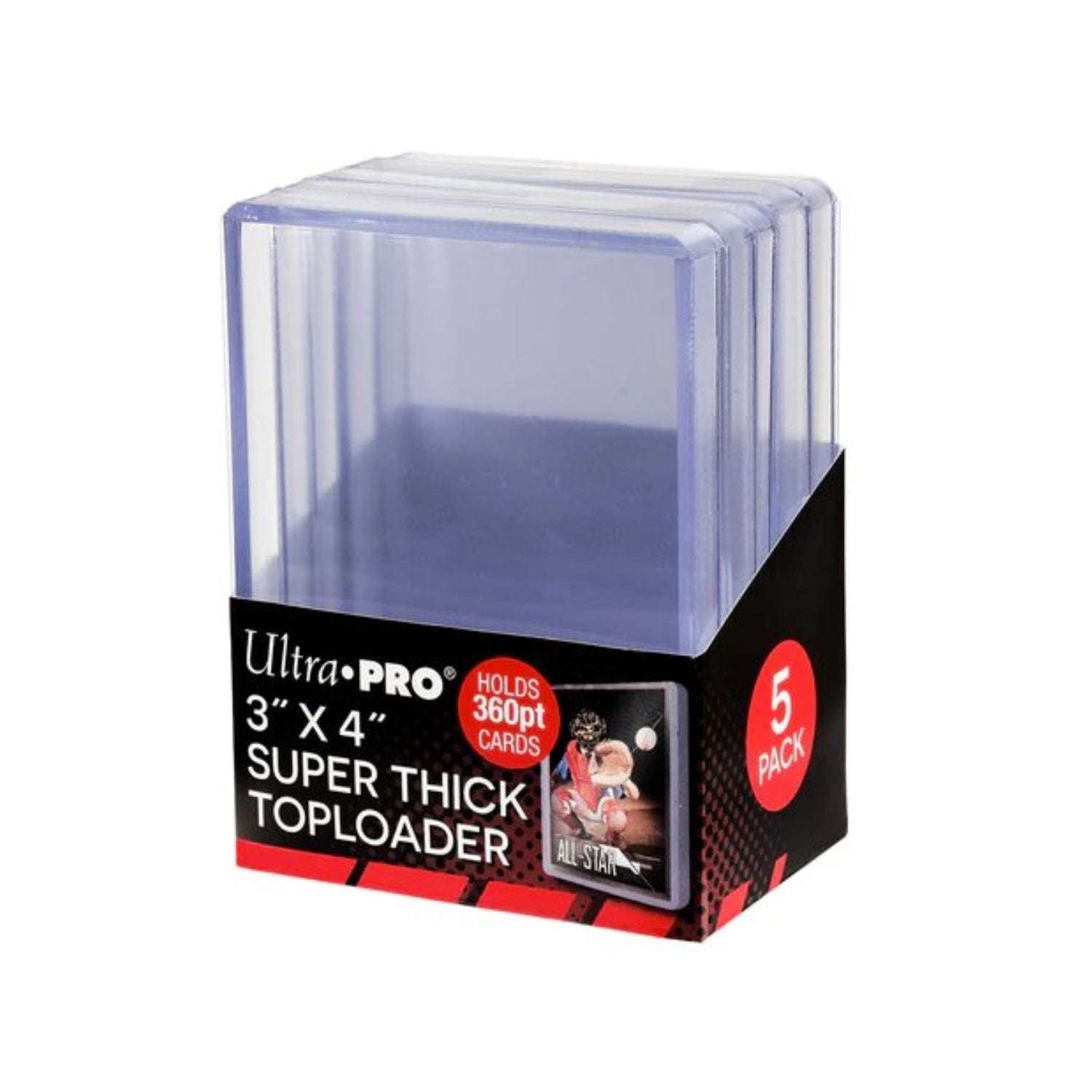 Ultra Pro Toploader Super Thick 360pt (5st)-Hobbykort