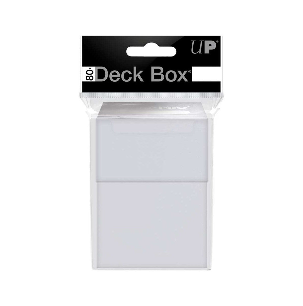 Ultra Pro: PRO 80+ Deck Box Clear-Hobbykort