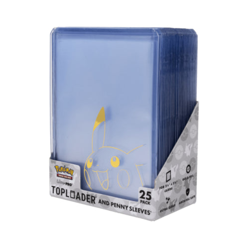 Ultra Pro: Pikachu - Toploader & Penny Sleeves Combo Box (25st)-Hobbykort