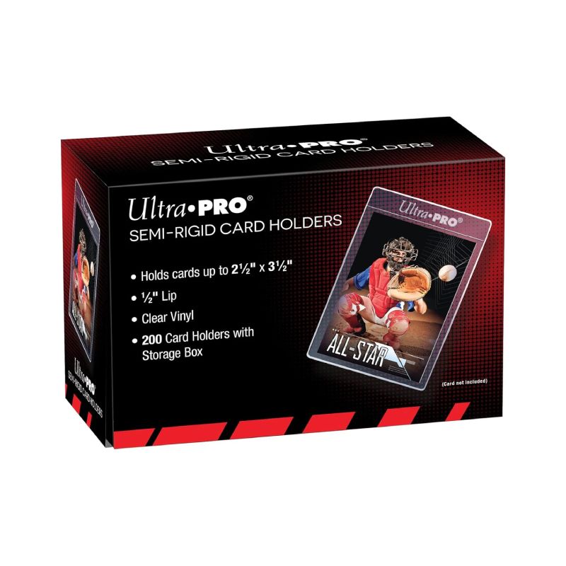 Ultra pro Semi-Rigid 1/2" Lip Sleeves Box (200st)-Hobbykort