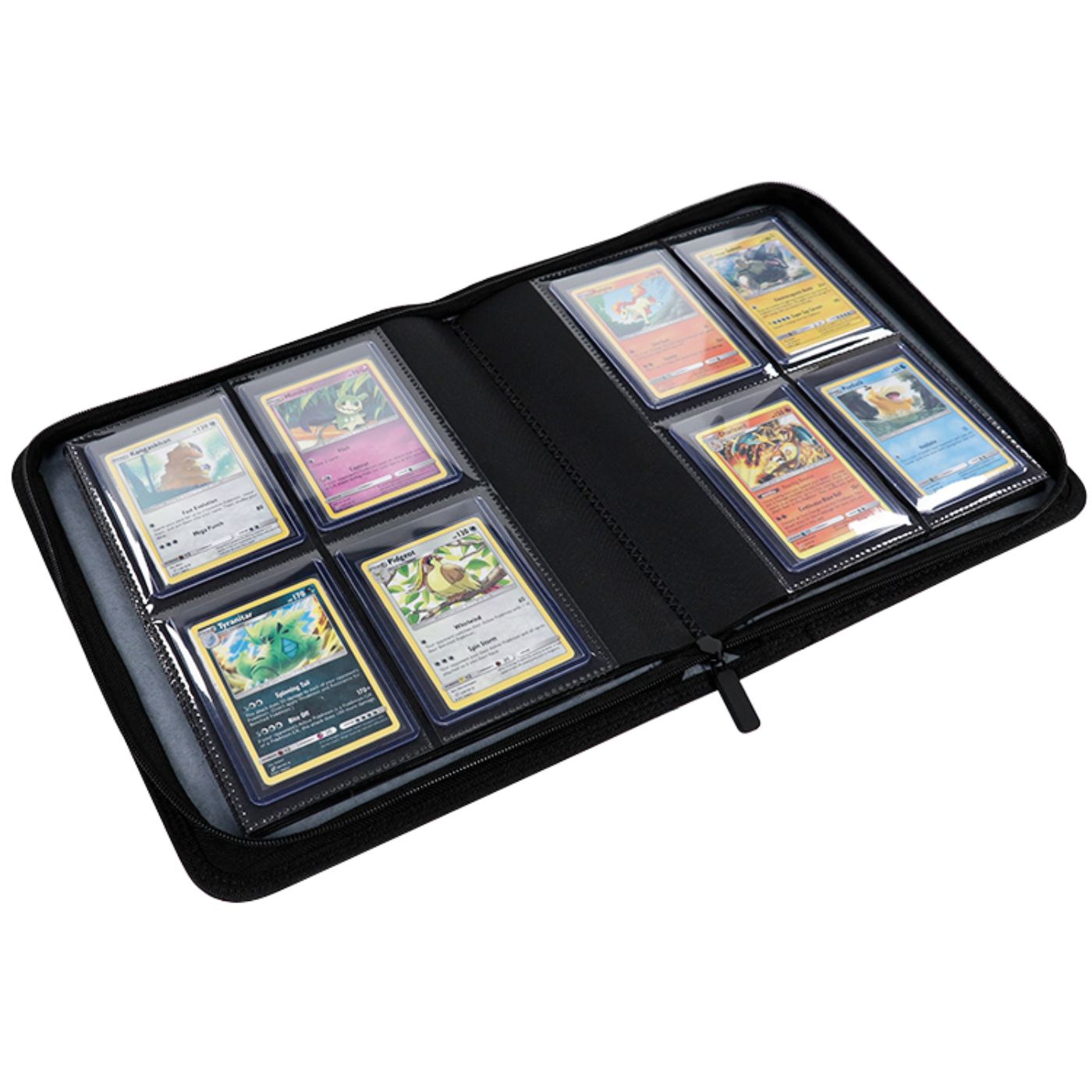 Zipped 4-Pocket Toploader Binder-Hobbykort