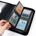 Zipped 4-Pocket Toploader Binder-Hobbykort
