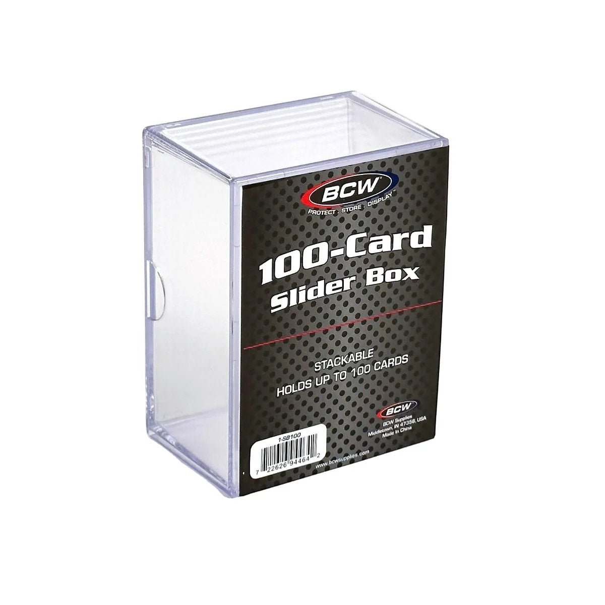 BCW 2 - Piece Slider Box (100 kort) - Hobbykort