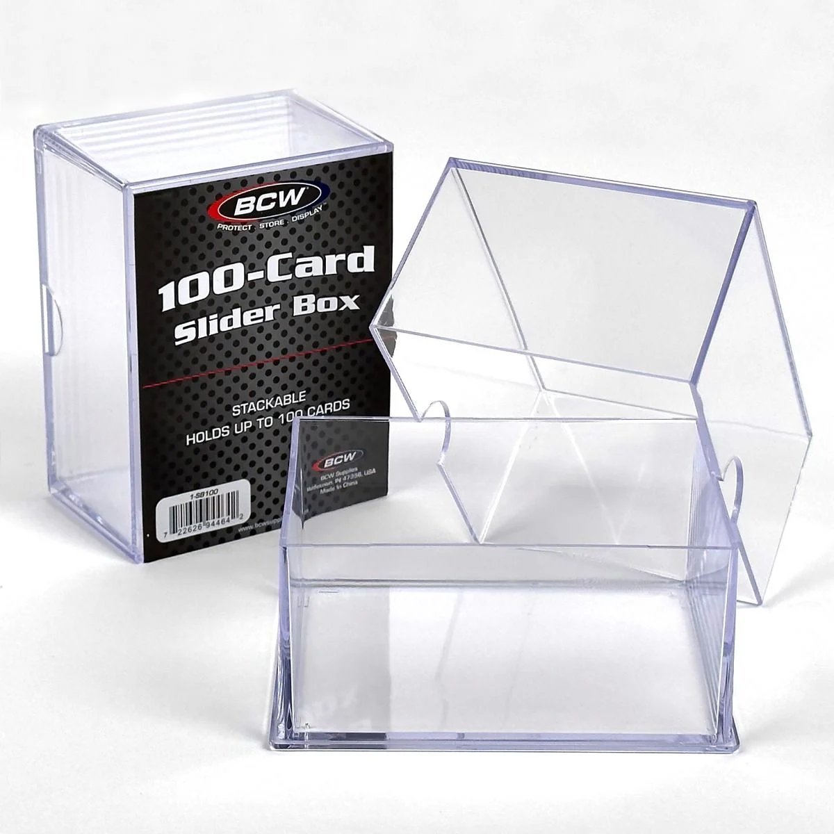 BCW 2 - Piece Slider Box (100 kort) - Hobbykort